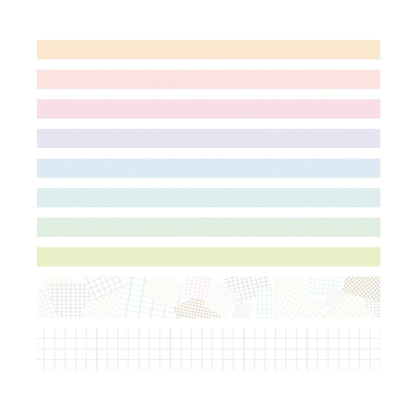 10 Rolls Washi Tape Set