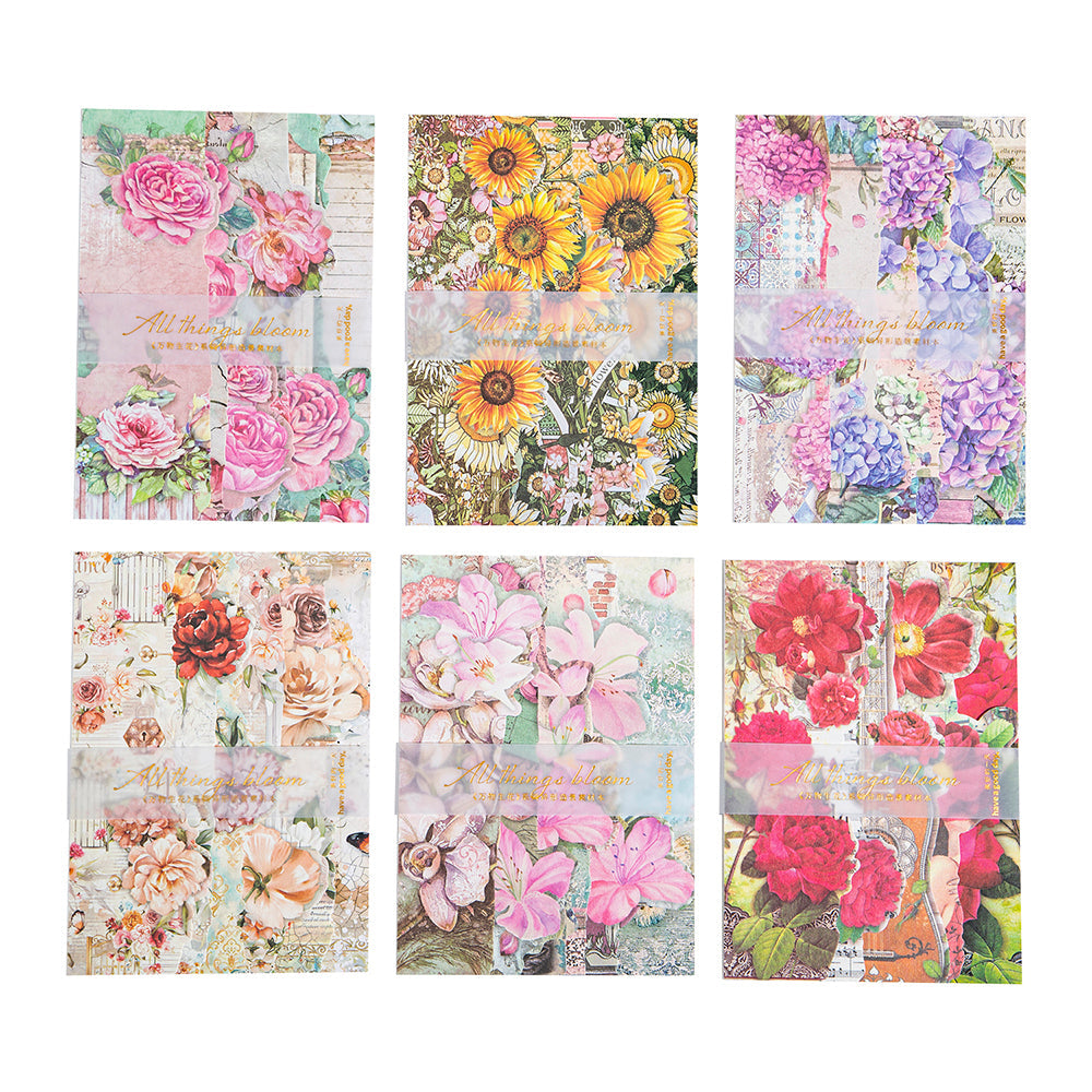 Flower ArtEdge Scrapbook Paper