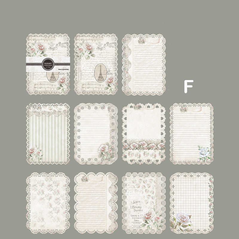 Elegant Lace Scrapbook Paper