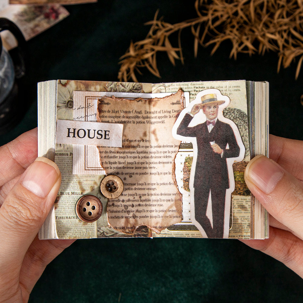 mini journal sticker book