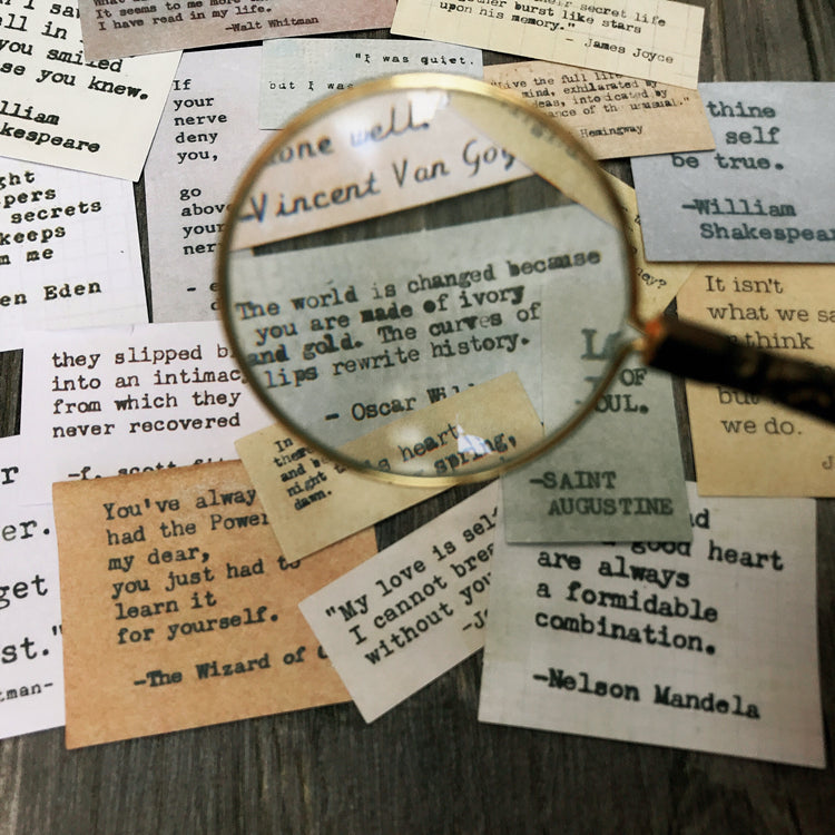 Vintage Quote Stickers 20PCS